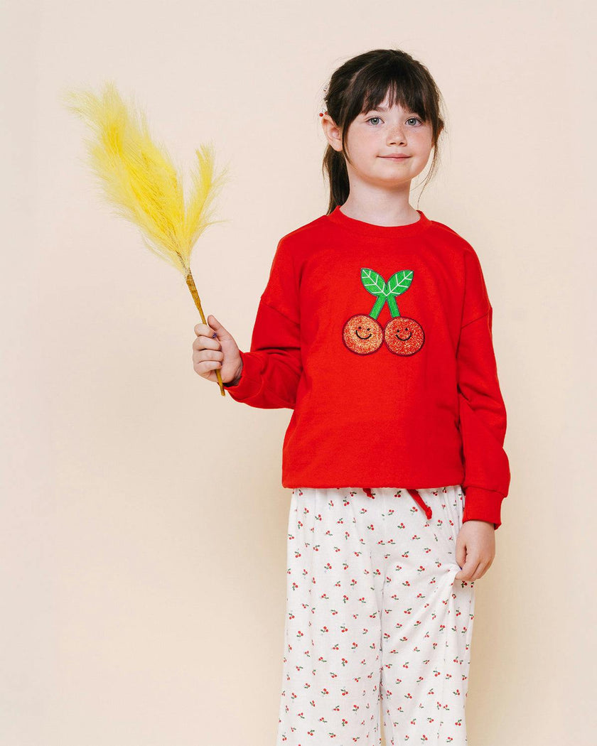 Amelia Cherry Sweatshirt