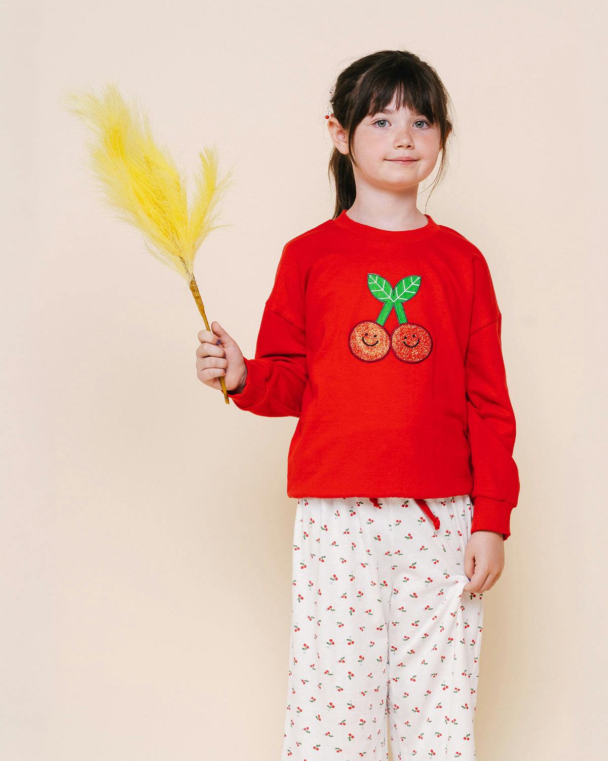 Amelia Cherry Sweatshirt