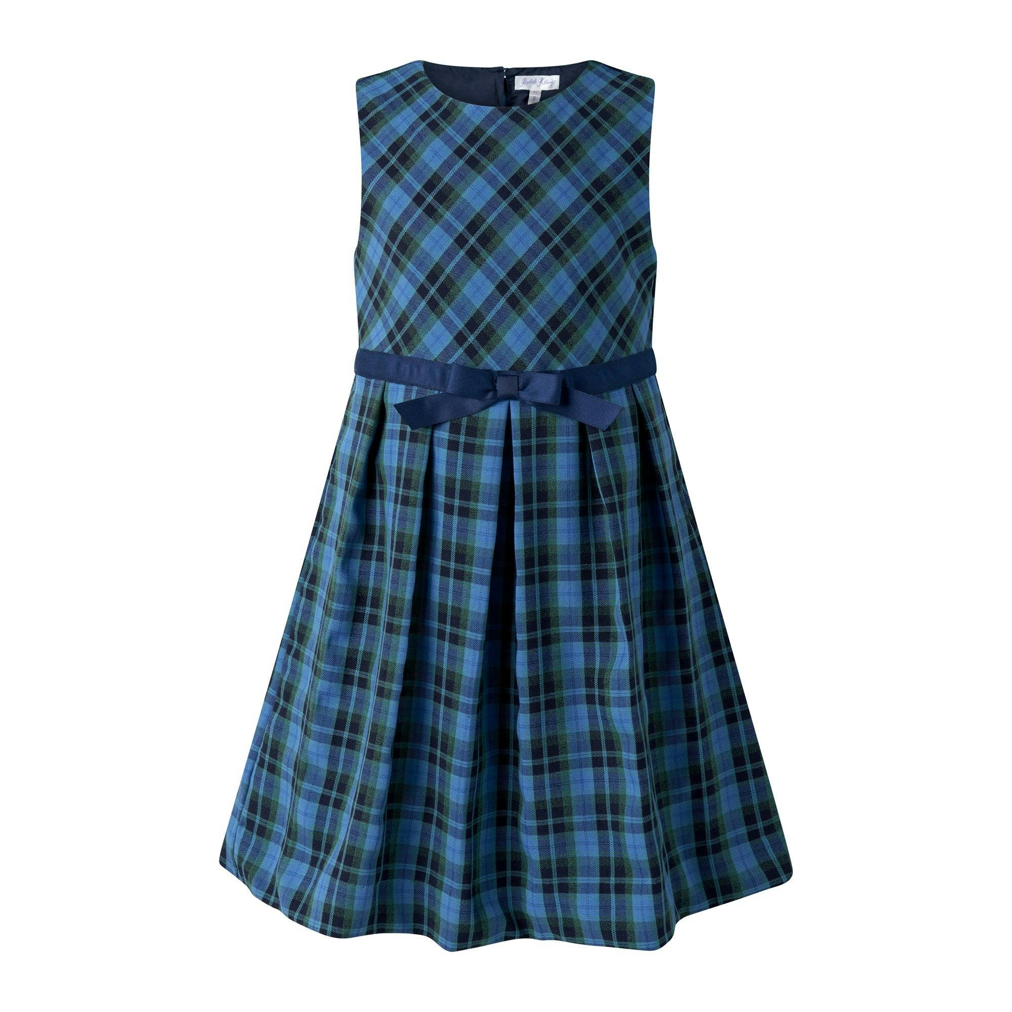 Check Flared Dress