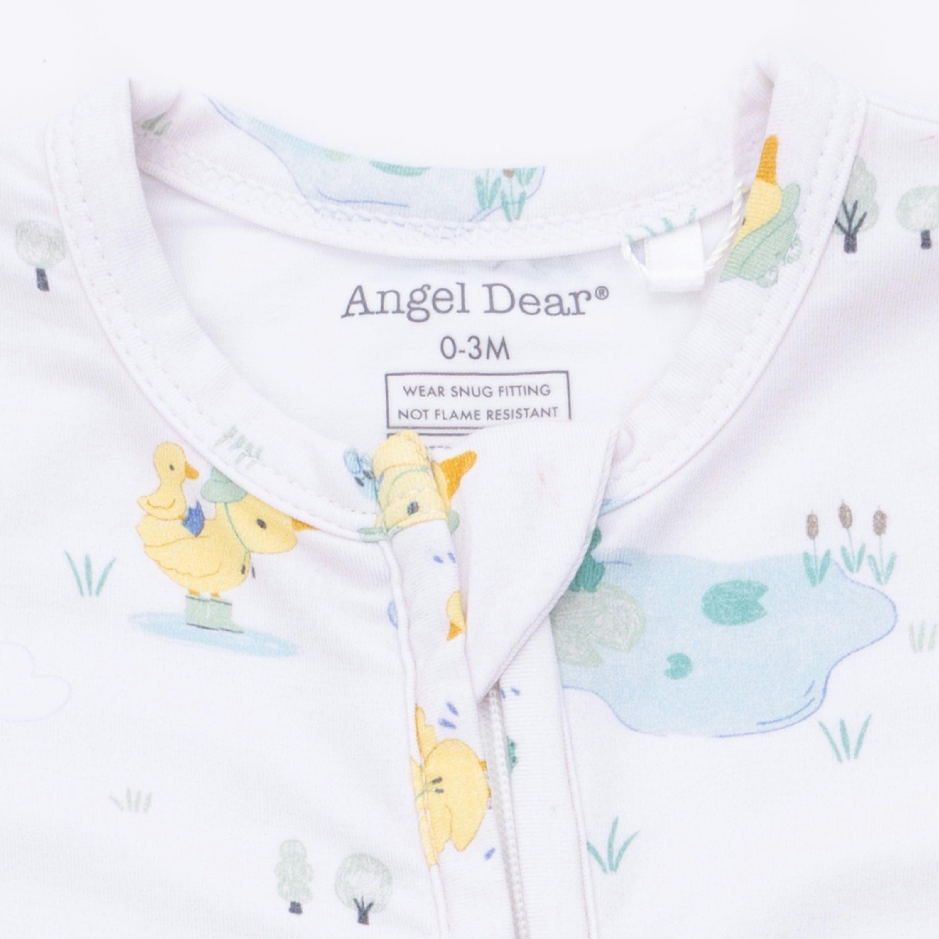Frog and Duck Pond - 2 Way Zipper Footie
