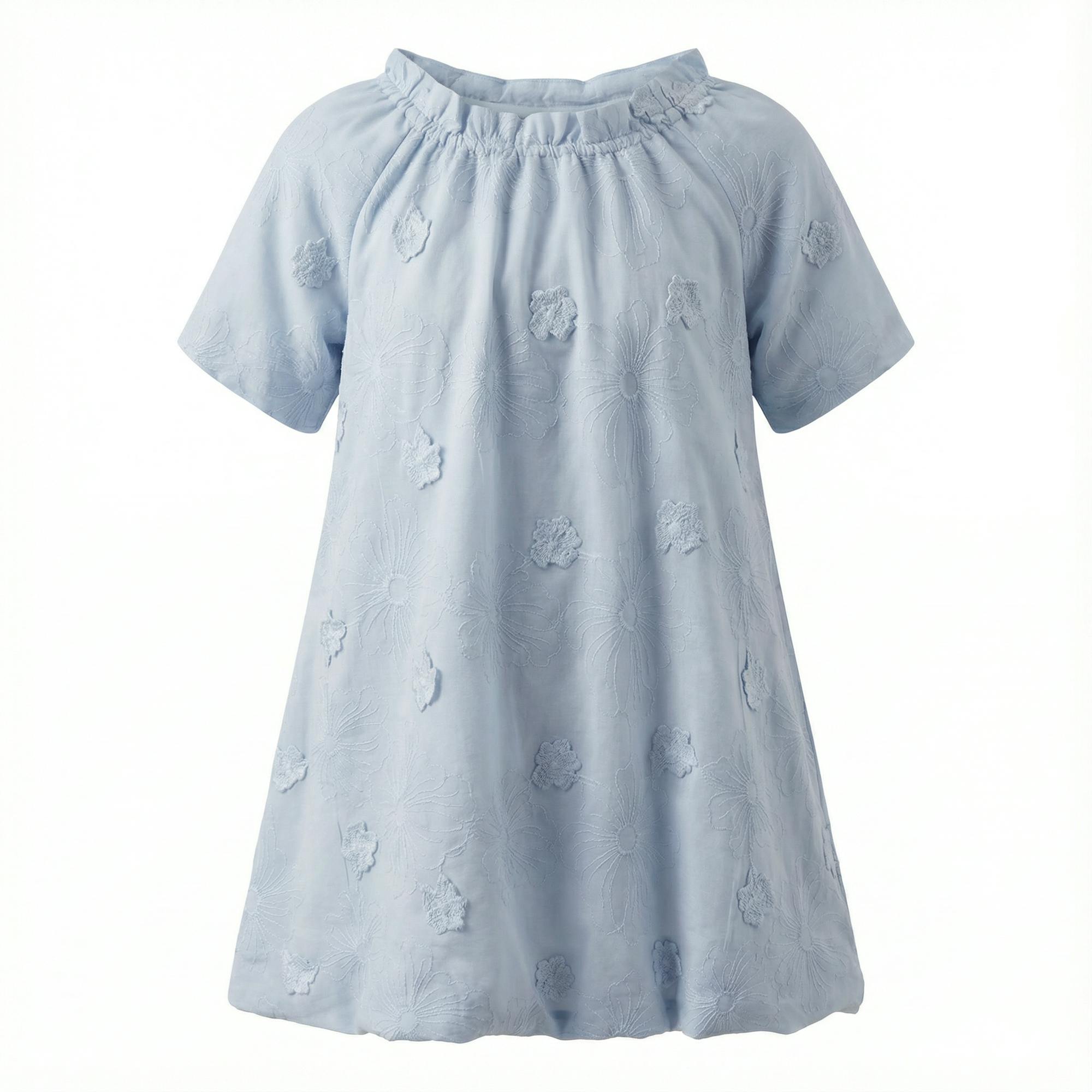 Floral Embroidery Applique Dress