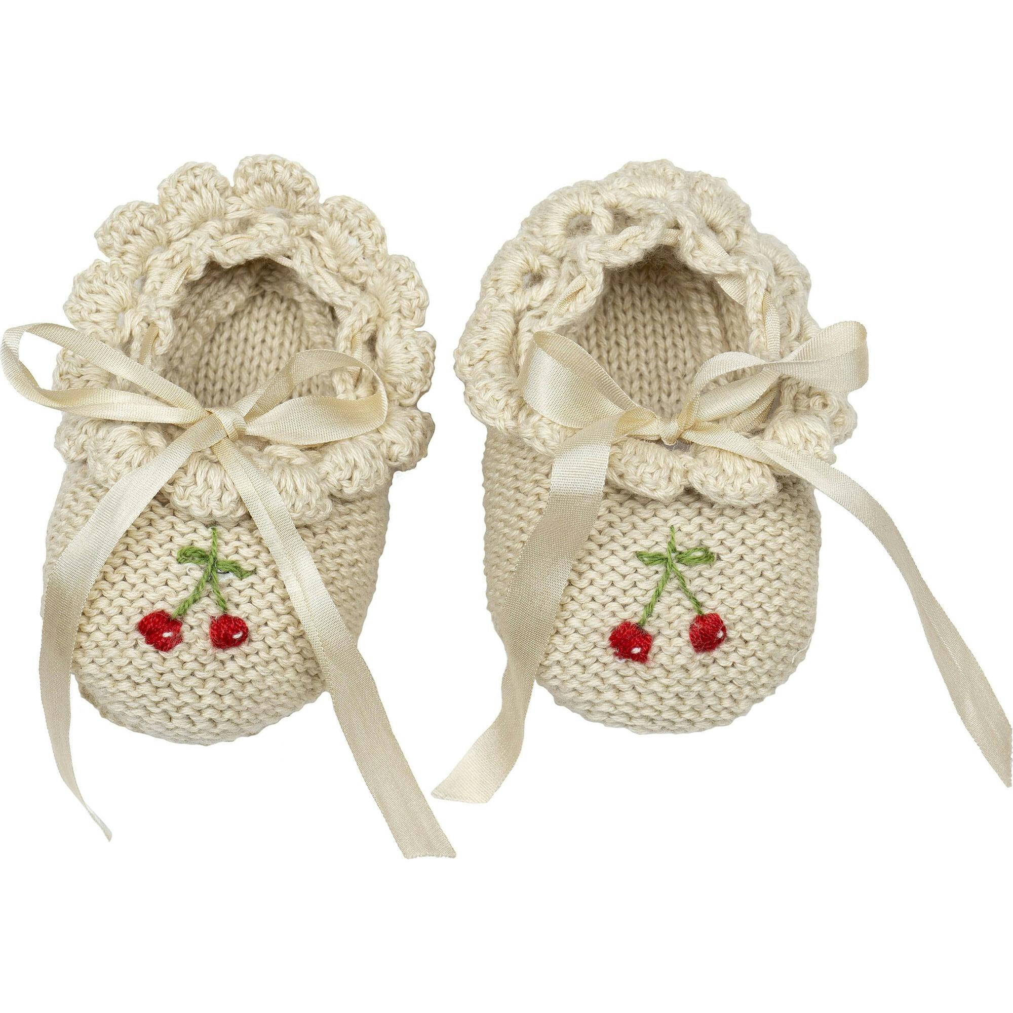 Cherry Ballerina Booties