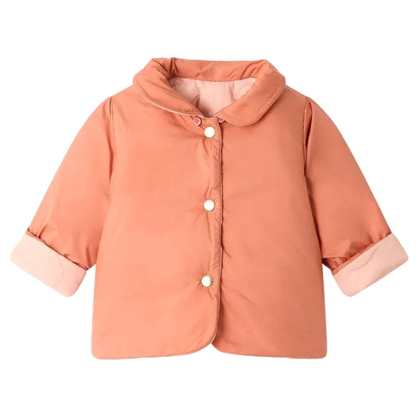 BONPOINT Juno Reversible Baby Jacket - Rose The