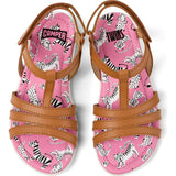 Right Sandals, Medium Brown