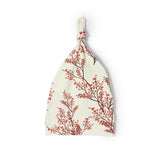 Winterberry Cotton Stretch Newborn Gown & Hat Set