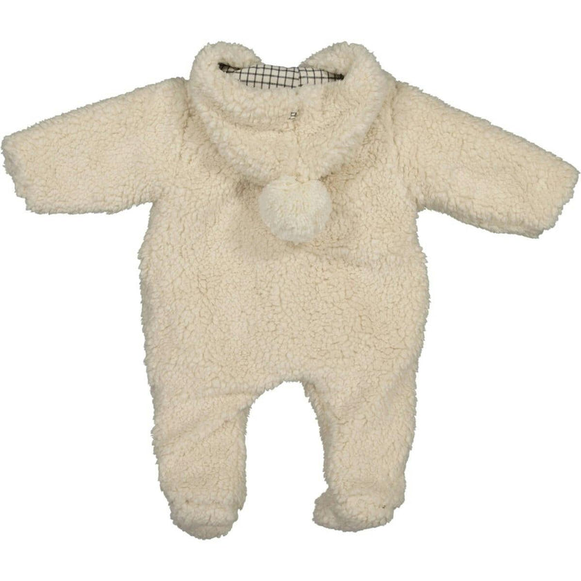 Fuzzy Hooded Romper