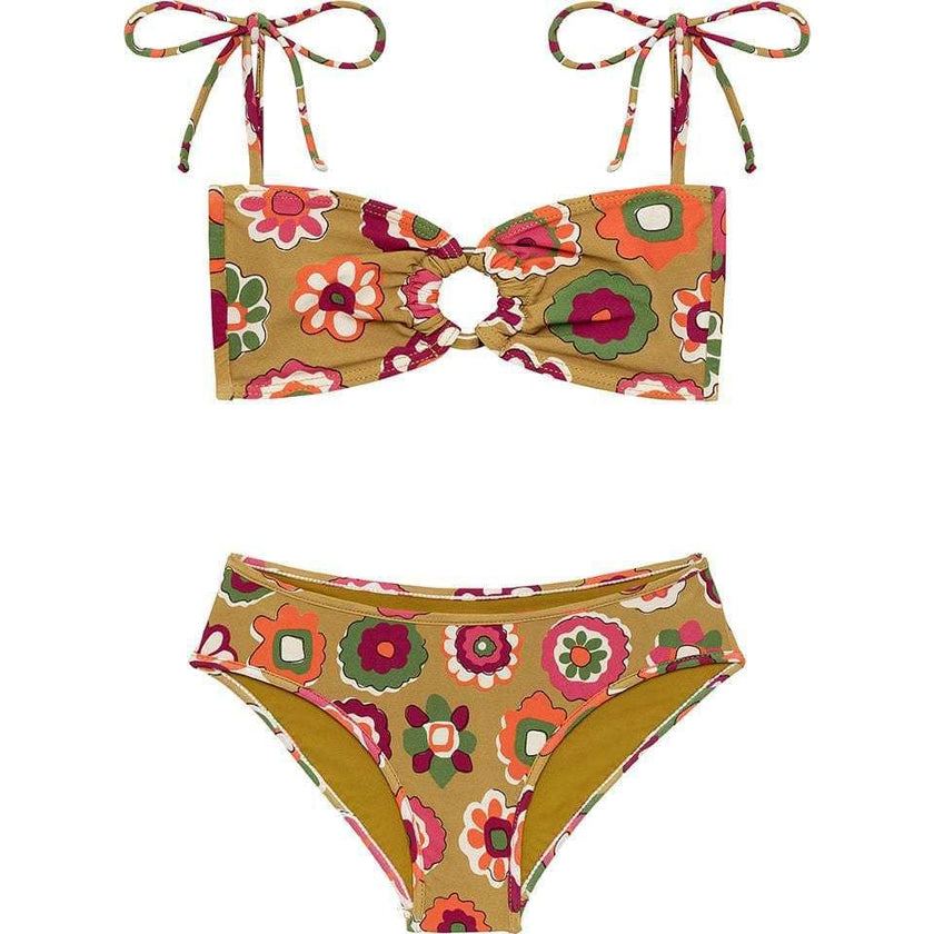 Mini Tori Bandeau x Lulu Bikini Set