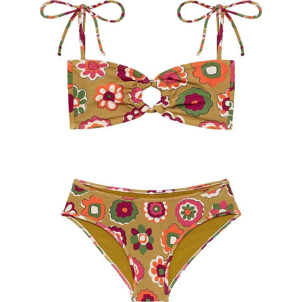 Mini Tori Bandeau x Lulu Bikini Set