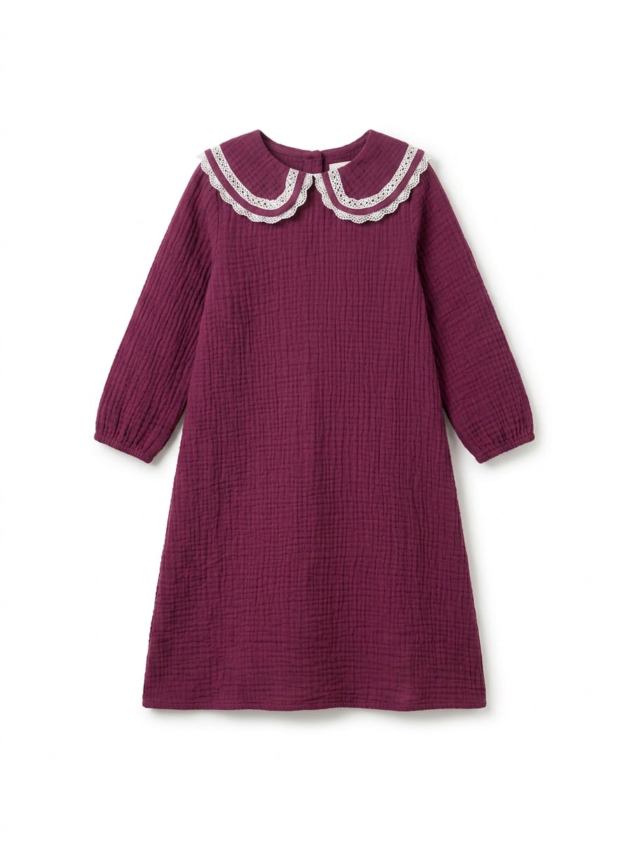 Girls Muslin Dress