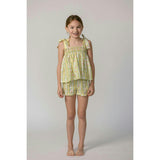 Teatime Set in Vivian Stripe in Daffodil