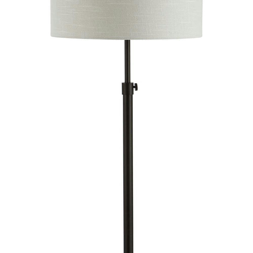 June 65" Adjustable Metal/Marble LED Floor Lamp