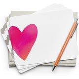 Big Heart Flat Note Set