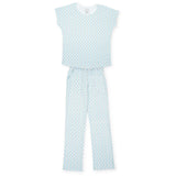Marcia Women's Pajama Pant Set - Tennis Match Blue
