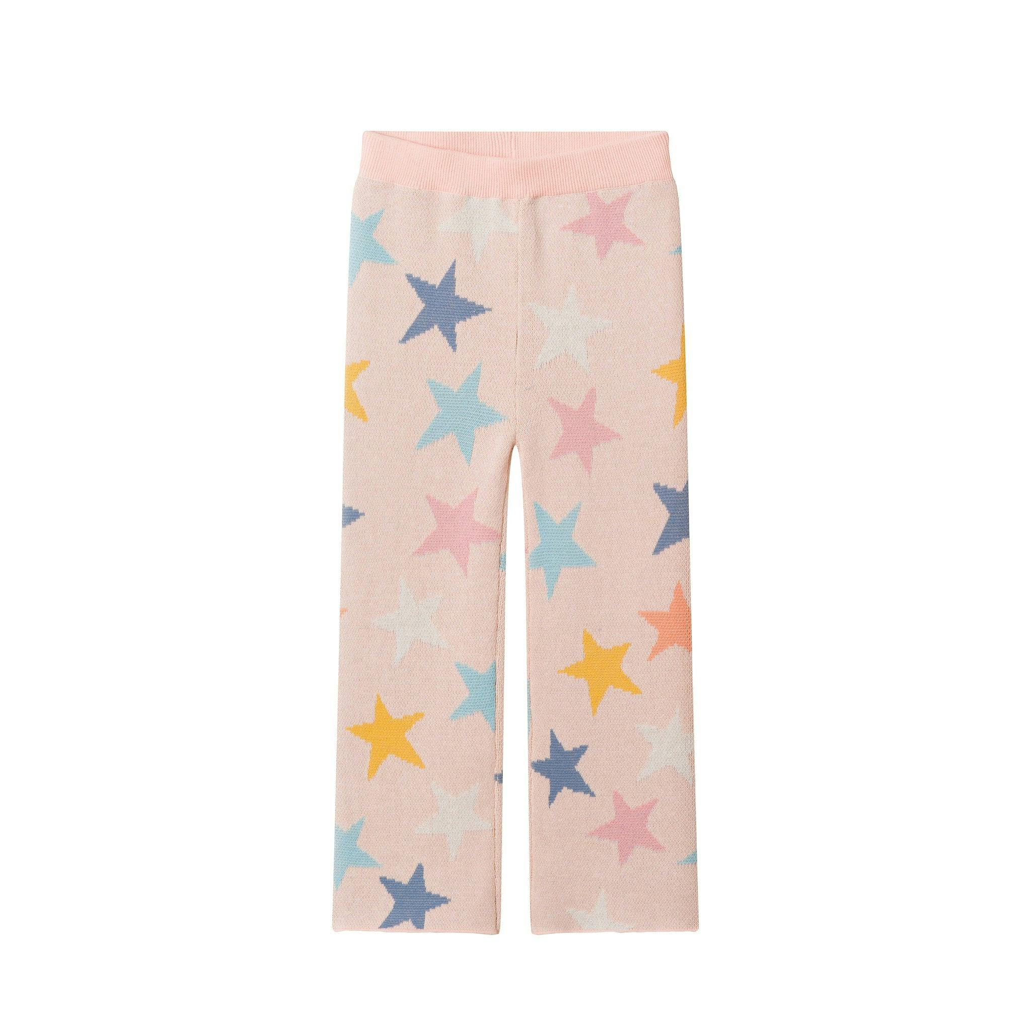 Two-Piece Sweater Set | Pastel Stars - Pink