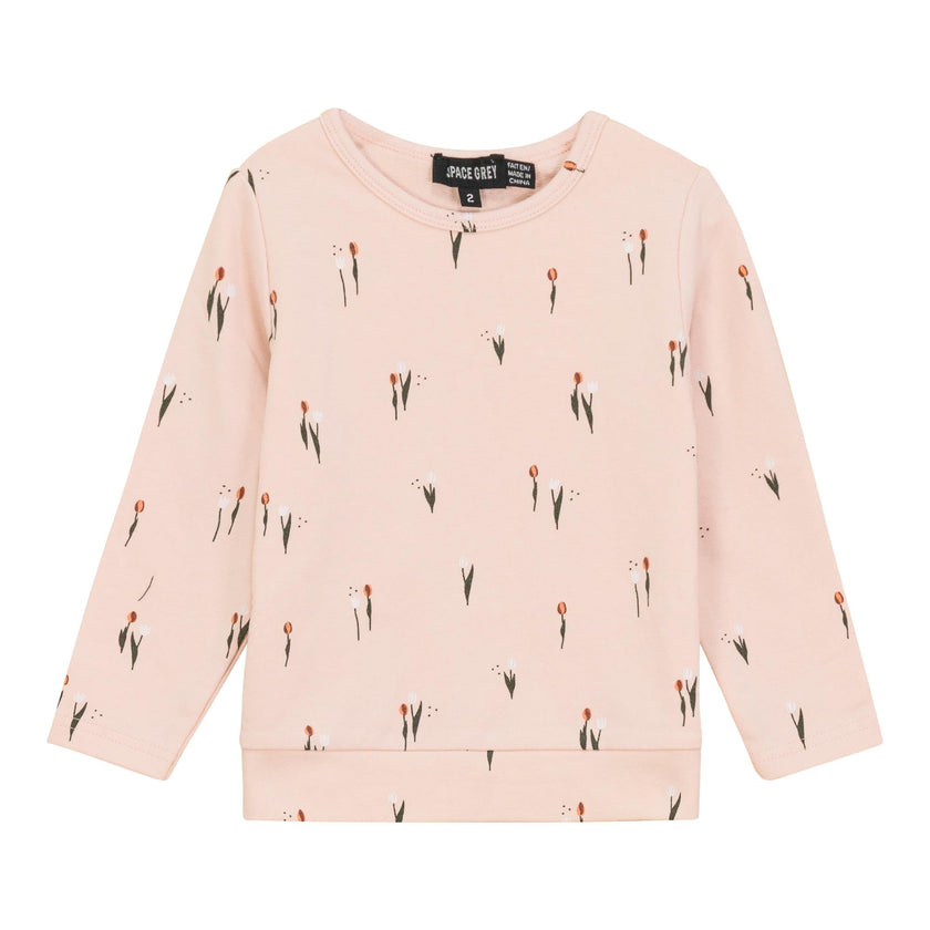 Scooter And Tulipe Printed Sweater Dark Almond