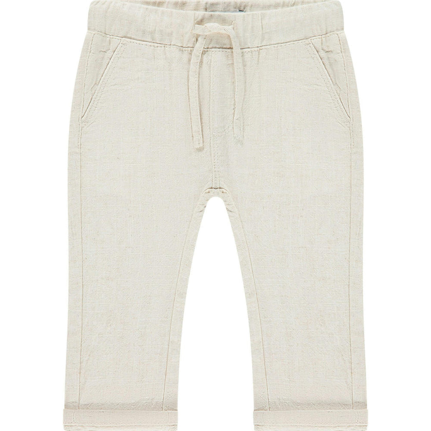 Pull On Linen Blend Pants