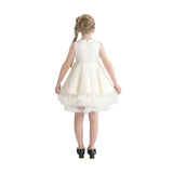 Ivory Anastasia Bow Tulle Dress