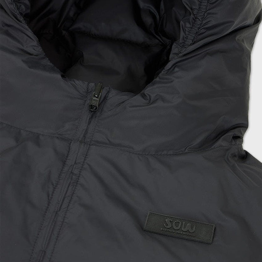 Cropped Lightweight Reversible Puffer