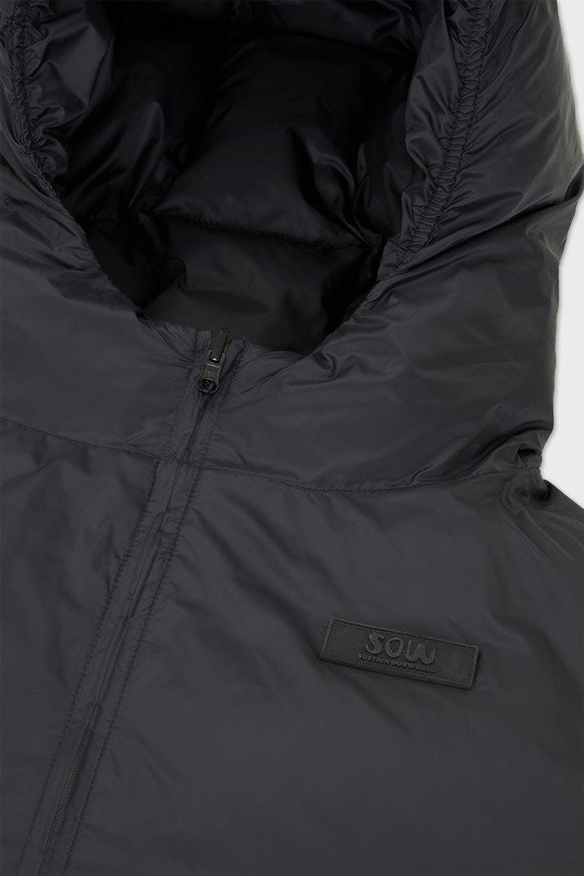 Cropped Lightweight Reversible Puffer