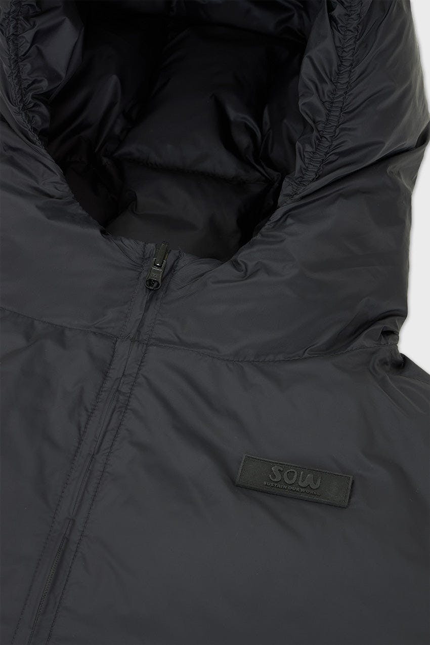 Cropped Lightweight Reversible Puffer