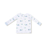 Baby Golf Carts - Blue - Long Sleeve Loungewear Set