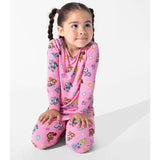 PAW Patrol: Varsity Pink Bamboo Kids Pajamas