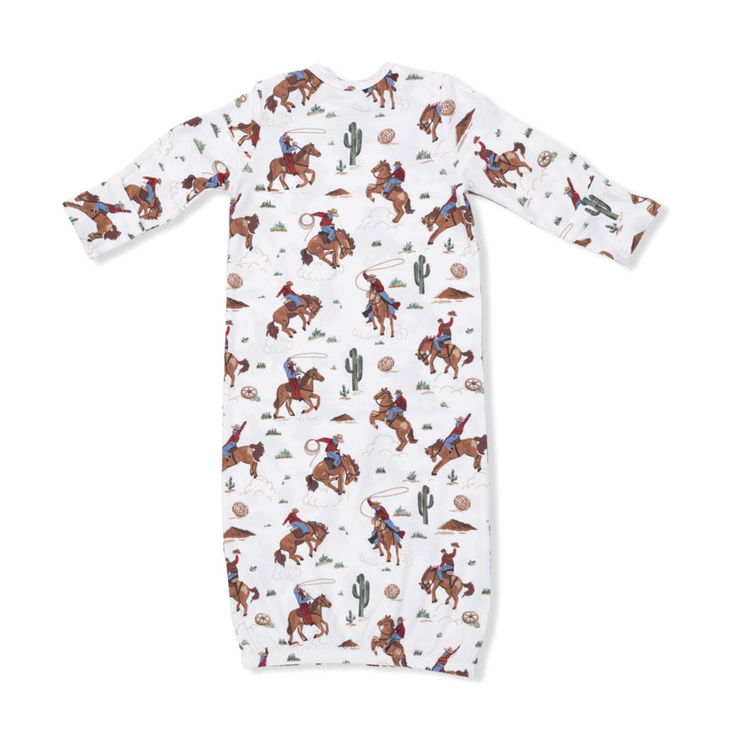 Buckaroo Western - Lap Shoulder Gown & Beanie Hat