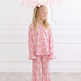 Candy Cane Scallop Christmas Two-Piece Set