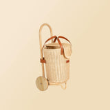 Handcrafted - Eric Kids Shopping Trolley - Rattan Wicker