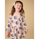 Printed Pocket Play Dress, Pink