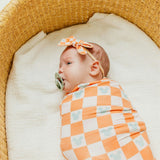 Classic Baby Bow - Mickey Mouse Check