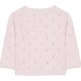 TARTINE ET CHOCOLAT Openwork Knit Baby Cardigan - Rose Pale