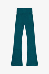 Tenly Hacci Rib Waisted Flared Pants