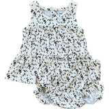 Double Peplum Tank Set Patriotic Ribbon