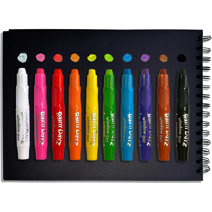 Rainy Dayz Window Watercolor Gel Crayons - Set of 10