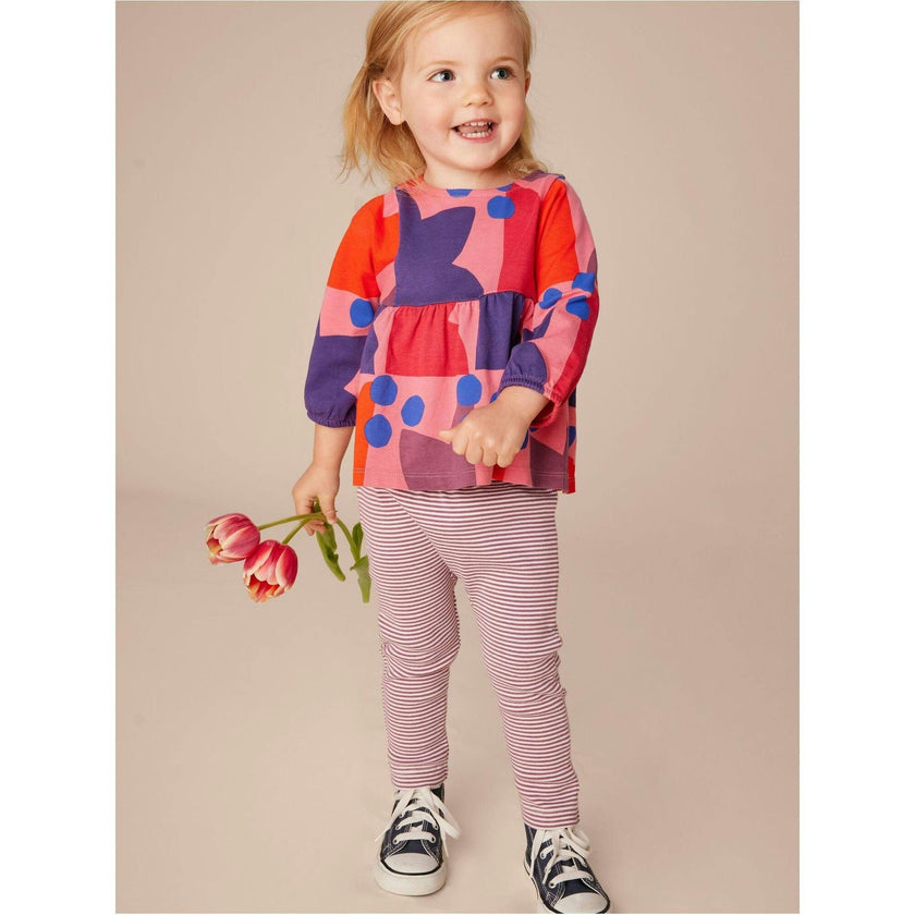 Boho Top & Pants Baby Set, Brown