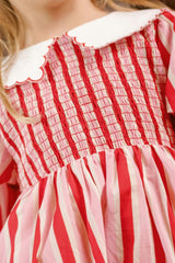 Mini Hawthorn Dress in Candy Cane Stripe