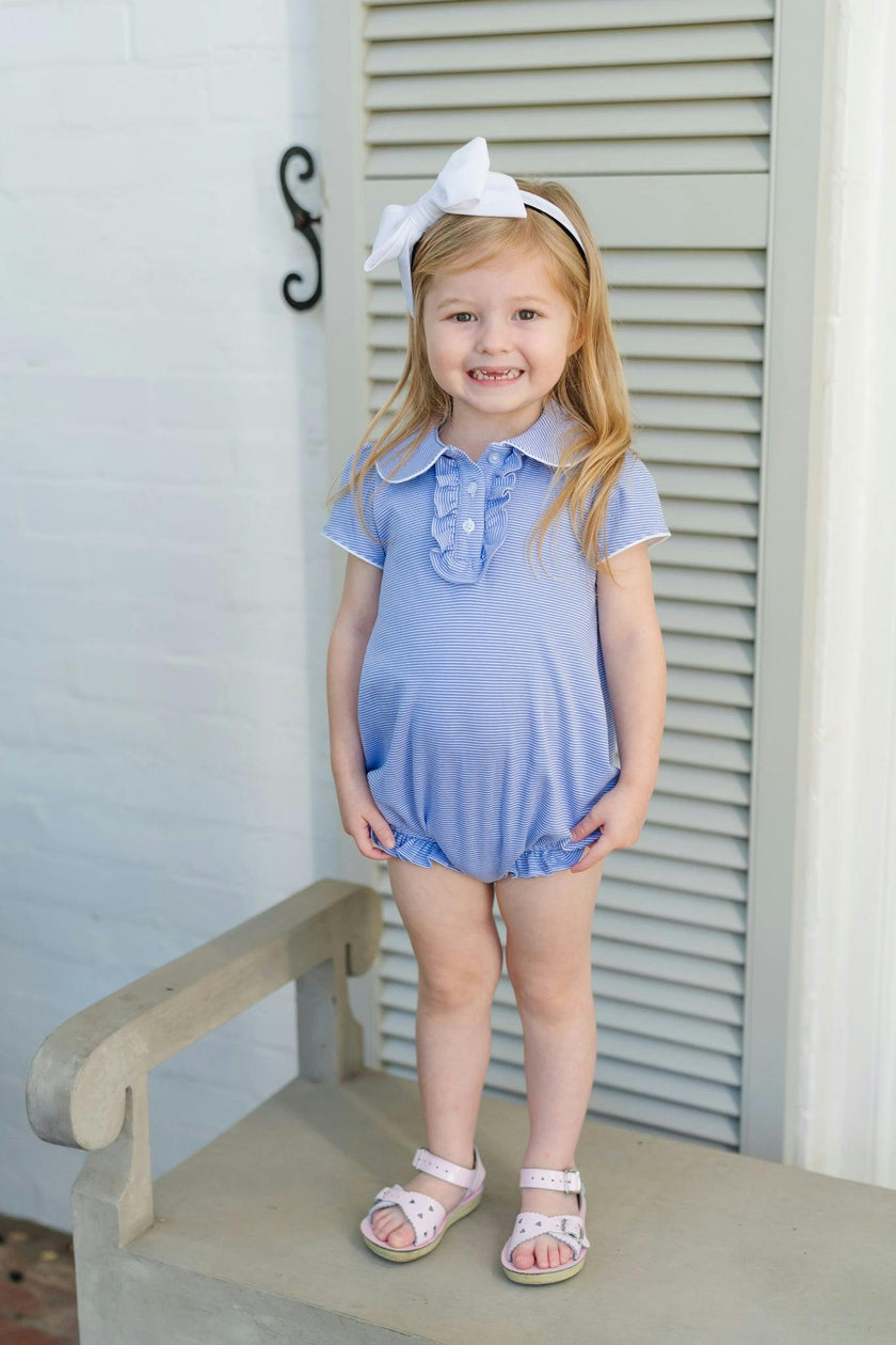Gabby Girls' Bubble Blue Stripes