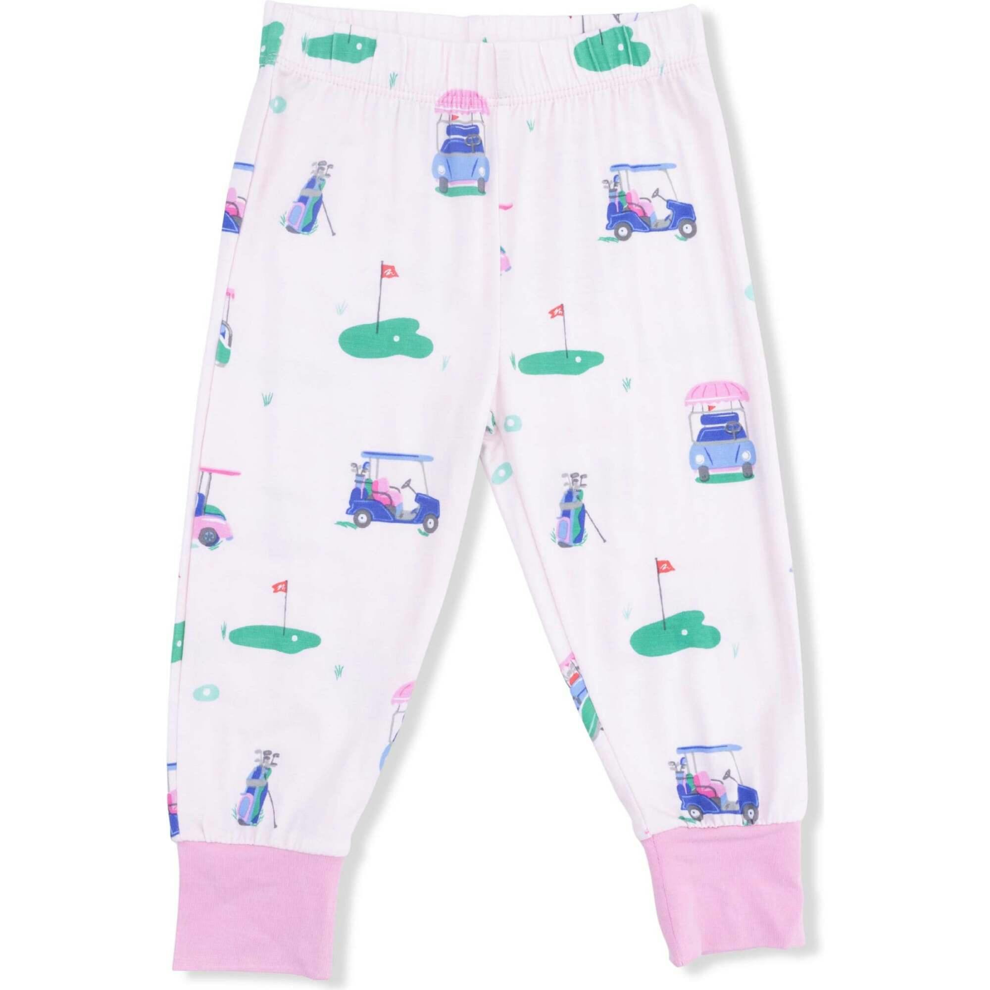 Vintage Golf Carts Pink - Short Sleeve Loungewear Set