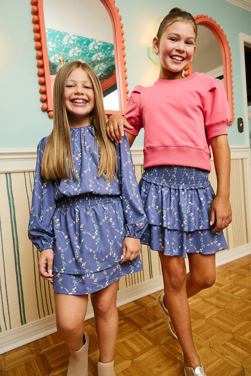 Ruby Dress Navy Vine