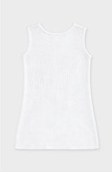 Jada Starfish Knit Summer Shift Dress - White