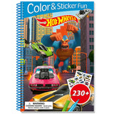 Color & Sticker Fun: Hot Wheels