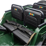 24V Military Willy Jeep 3 Seater Electric Ride on (Green)