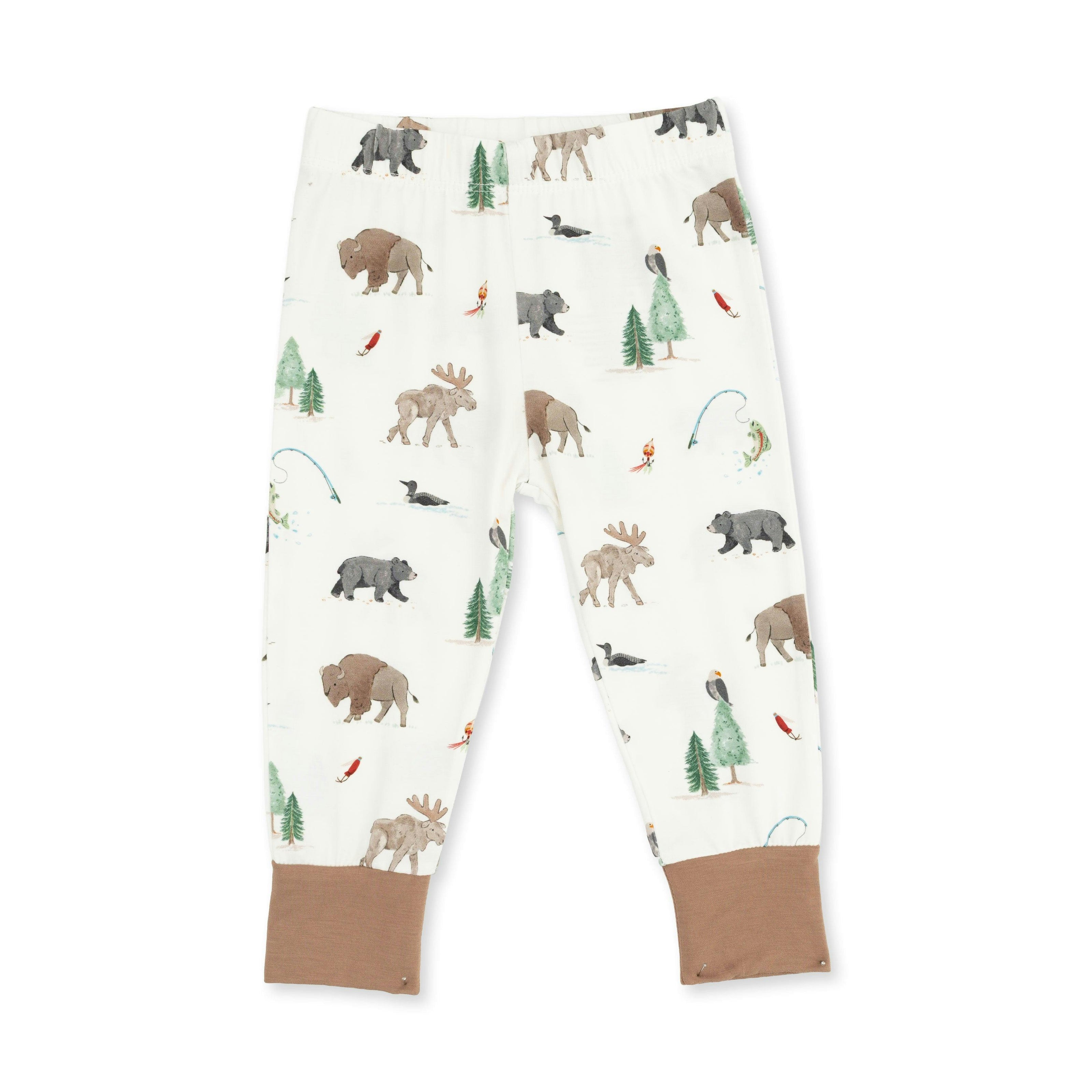 Northern Woodland Animals - Long Sleeve Loungewear Set