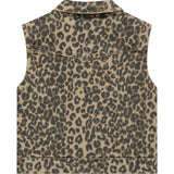 Leopard Print Denim Vest