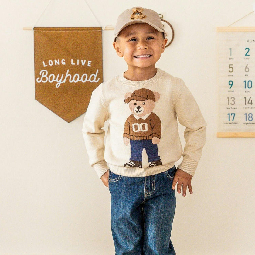 Teddy Bear Patch Baseball Hat