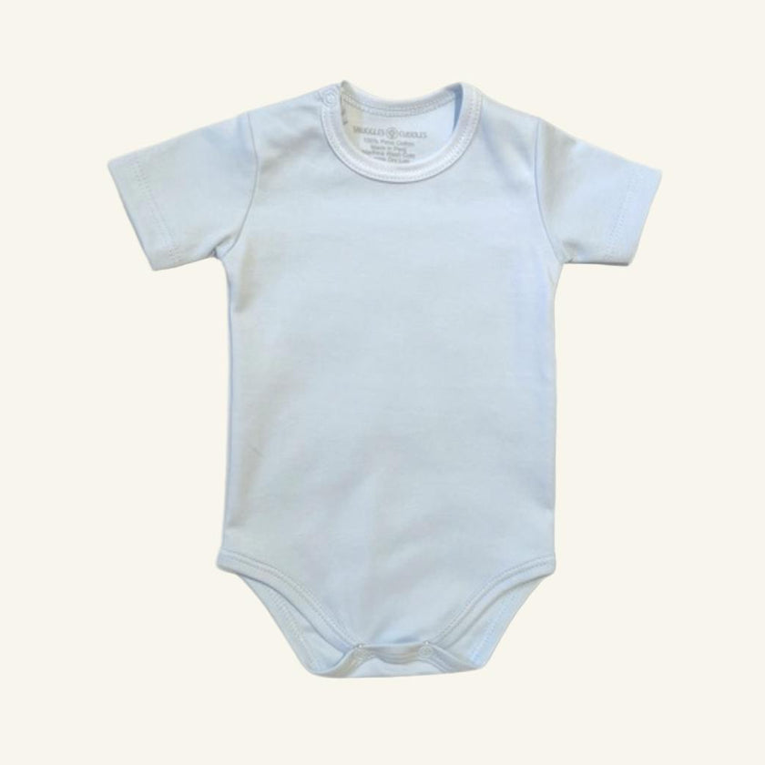 Short Sleeve Bodysuit in Pima Cotton