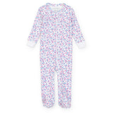Parker Girls' Zipper Pajama - Seashells on the Seashore
