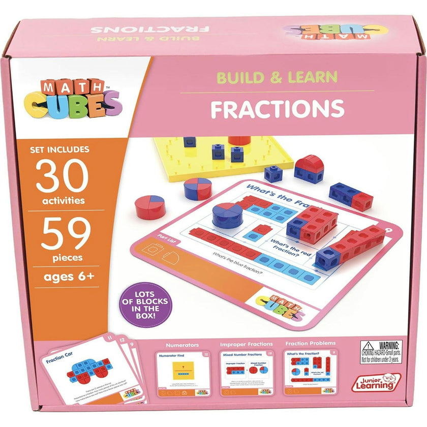 Mathcubes - Fractions - 30 Activity Set