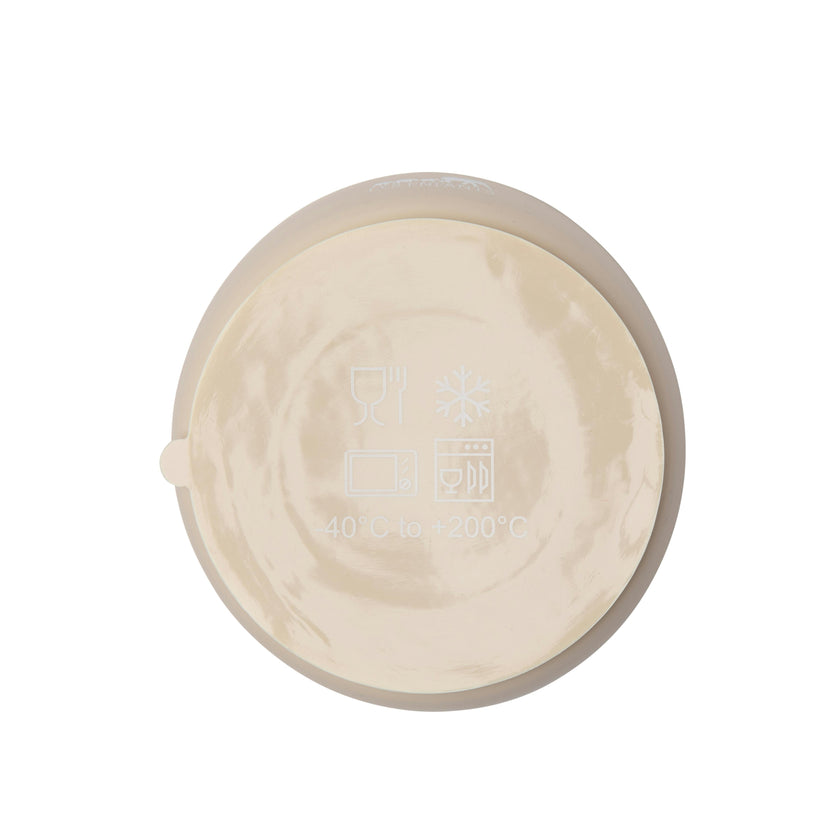 Silicone Baby Plate Bowl - Sand